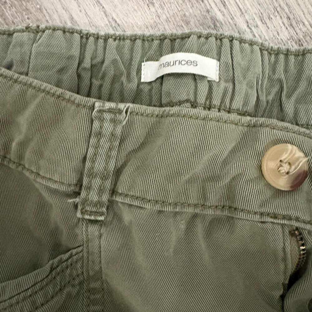 Maurices Olive Cargo Pants - Picture 3 of 4